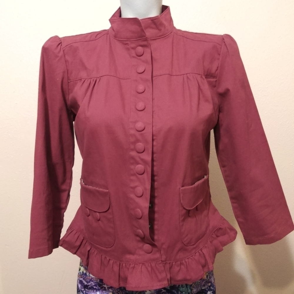 VTG 2010 Motto Burgundy Jacket